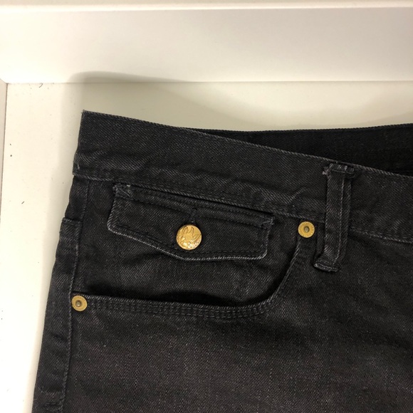 Great condition Lauren Ralph Lauren Black Jeans w/ gold embellishments - Sz 16 - Picture 6 of 7